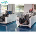 Paper handle making machine. paper shopping bag handle pasting machine